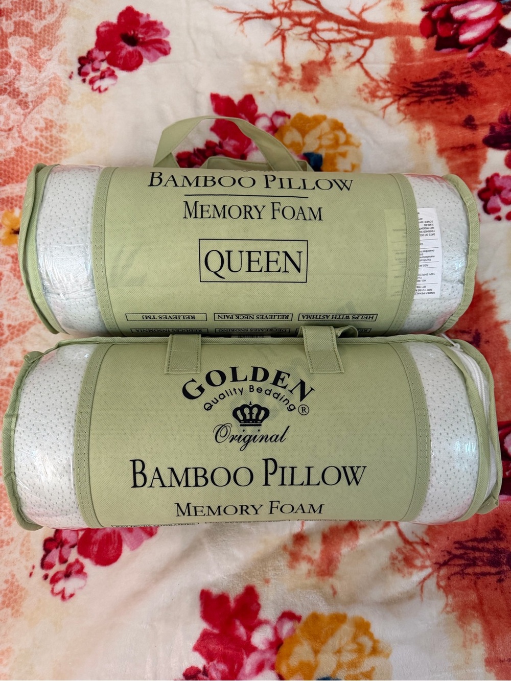 Golden Original Bamboo Memory Foam Pillow (Queen)